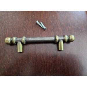Amerock BP743BB Antique Brass Cabinet Drawer Pull Handle Hardware Vintage USA